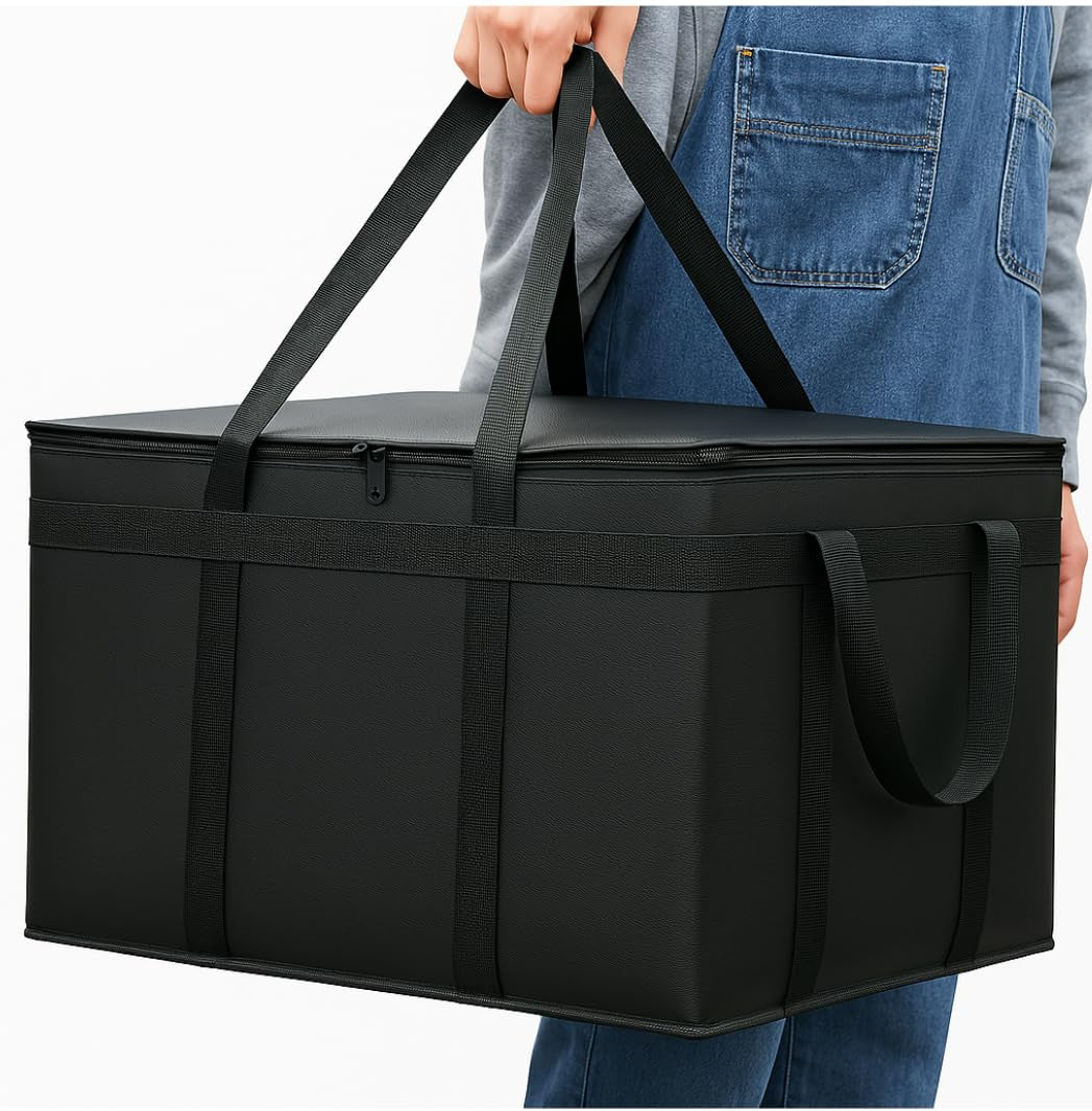 Insulated Food Delivery Bag Cooler Bags Keep Food Warm Catering Therma for Doordash Catering Cooler Bags Insulated Catering Bag 22X14X13 Therma Catering Shopper Accessories Hot XL XXL Pizza