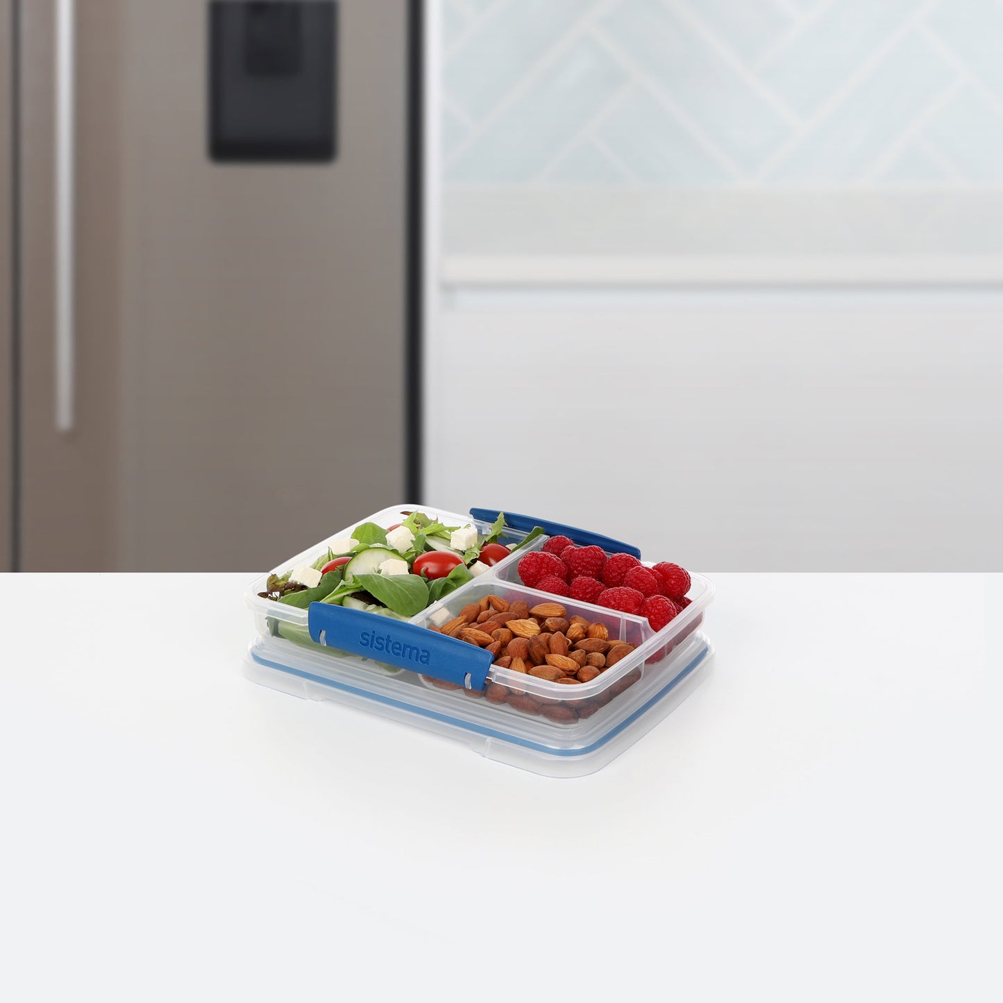 (2 Pack) to GO Multi Split Food Storage Container, 27.7Oz / 820Ml