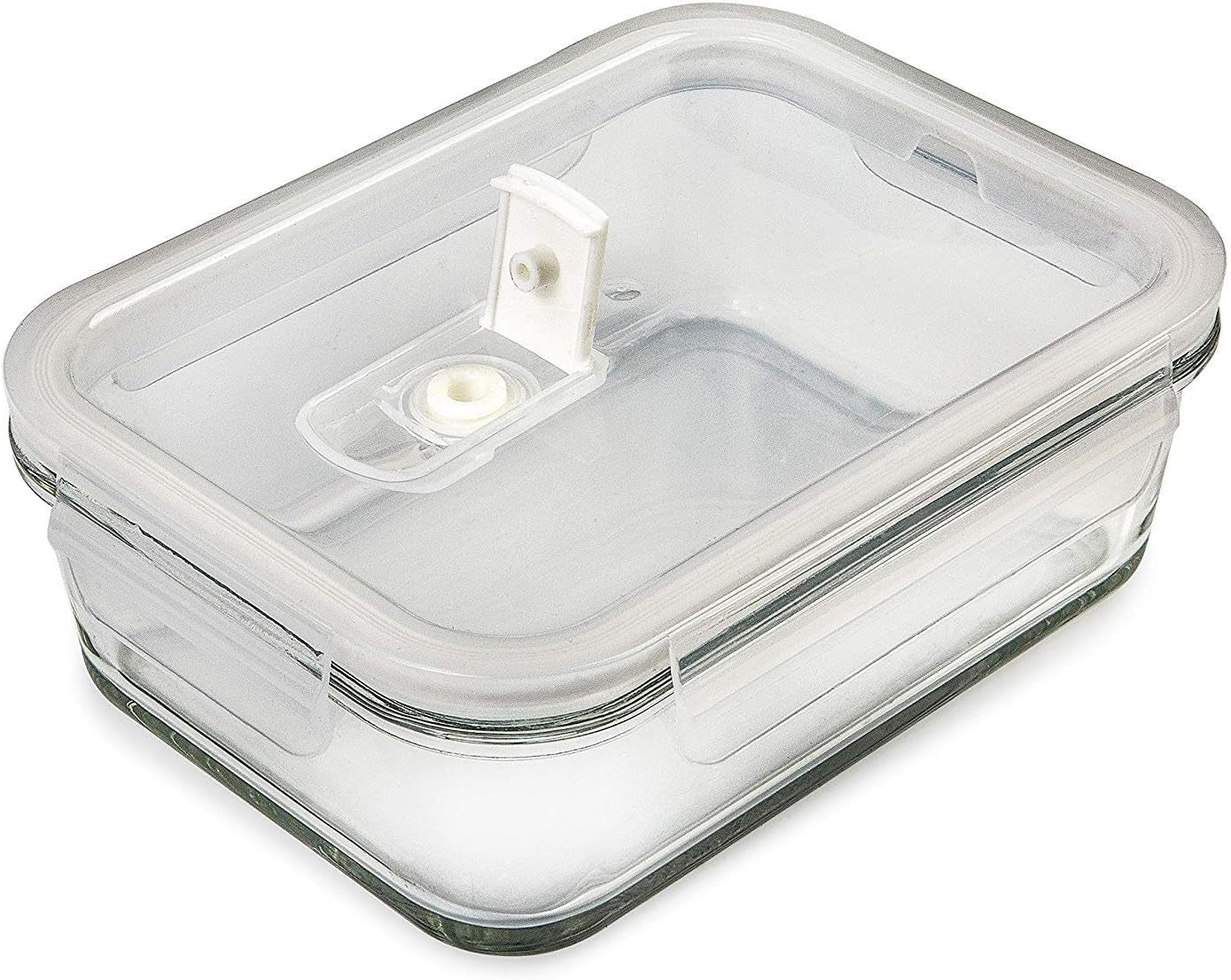 Prepnaturals 5 Pack 30 Oz Glass Meal Prep Containers - Dishwasher Microwave Freezer Oven Safe - Glass Storage Containers with Lids (Multi-Compartment)