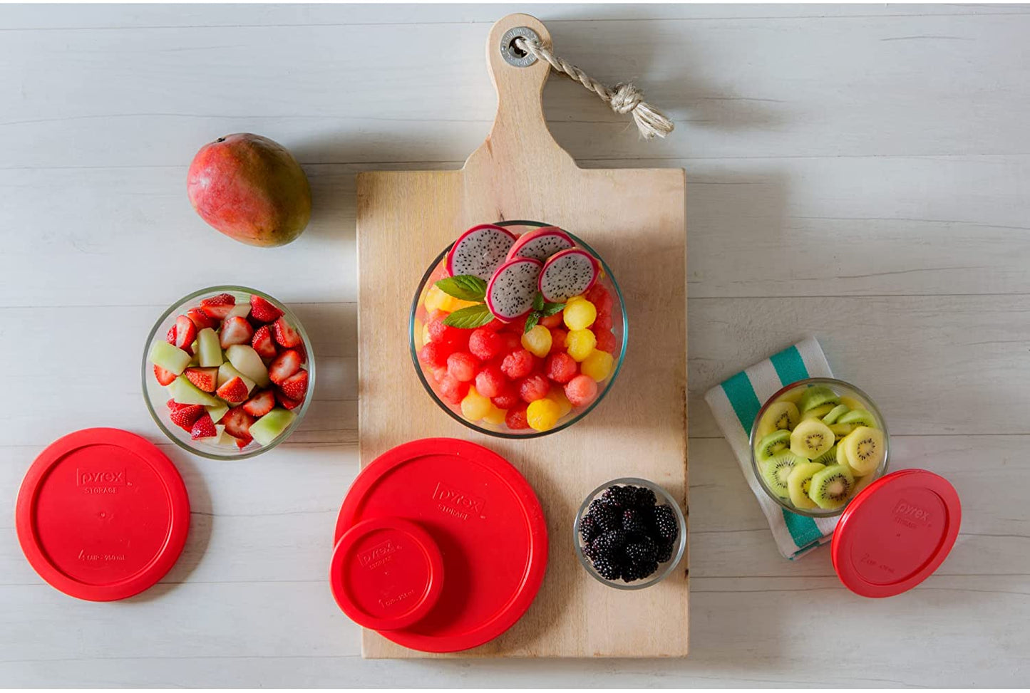 Simply Store 1-Cup Single Glass Food Storage Container with Lid, Non-Pourous Glass round Meal Prep Container with Lid, Bpa-Free Lid, Dishwasher, Microwave, Oven and Freezer Safe