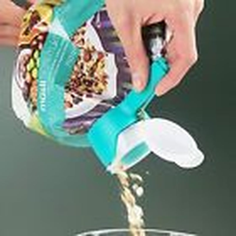 Food Storage Sealing Clips with Pour Spouts, Bag Clips, Food Storage.4Pcs