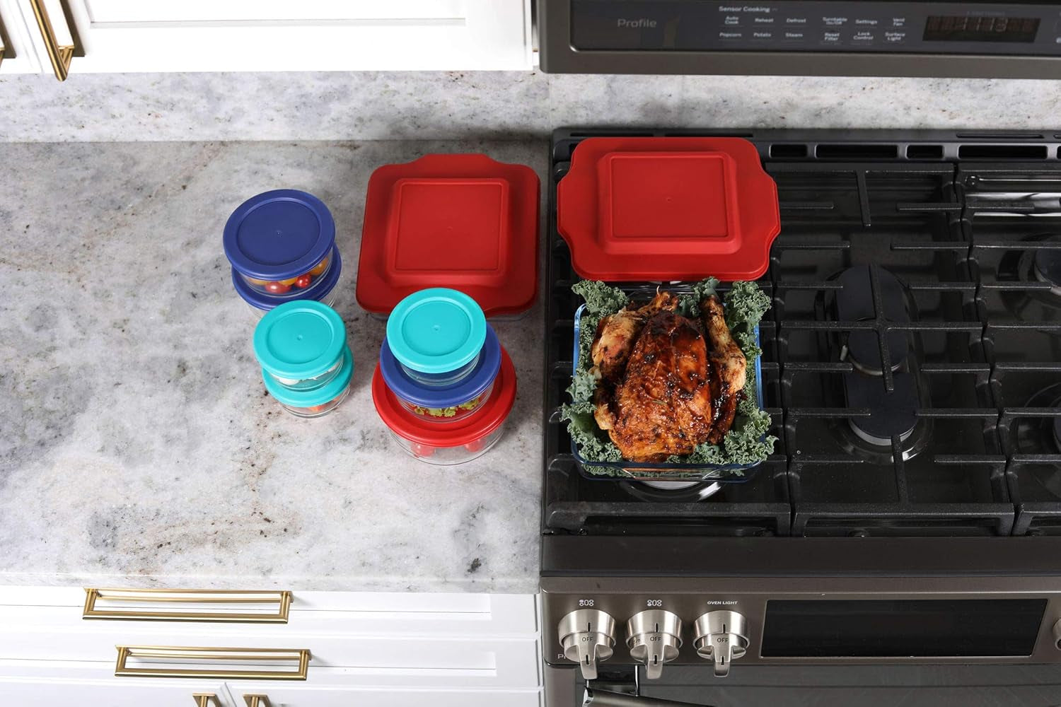 Meal Prep Glass Food Storage Containers (20-Piece Set)