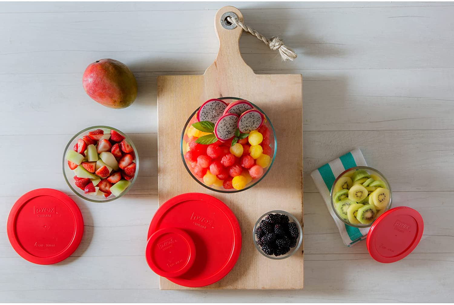 Simply Store 1-Cup Single Glass Food Storage Container with Lid, Non-Pourous Glass round Meal Prep Container with Lid, Bpa-Free Lid, Dishwasher, Microwave, Oven and Freezer Safe